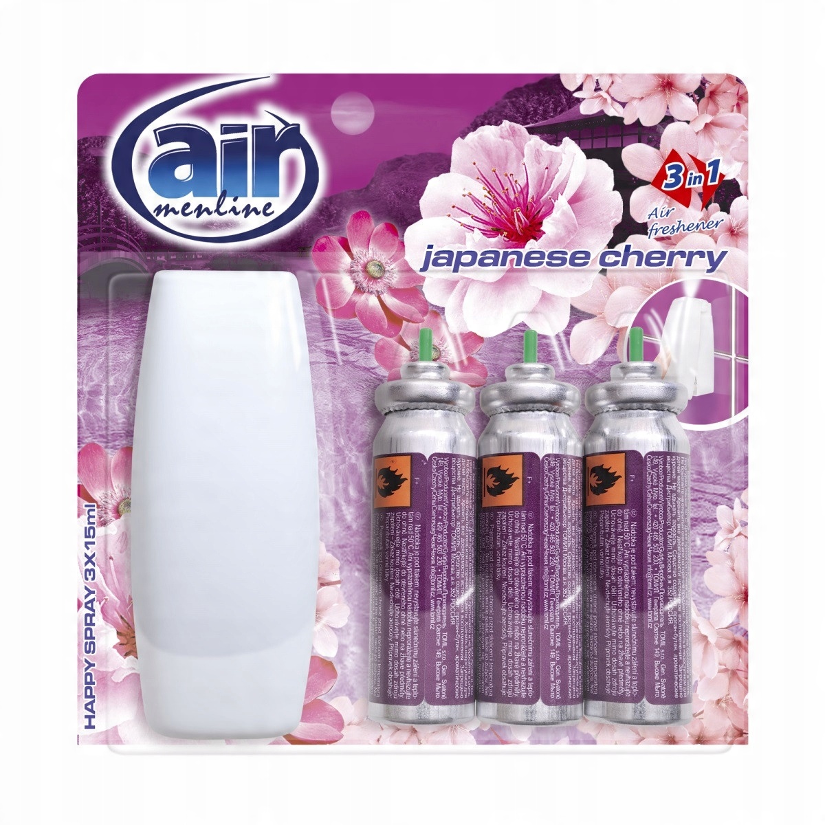 

Odświeżacz powietrza spray Air Menline 45 ml