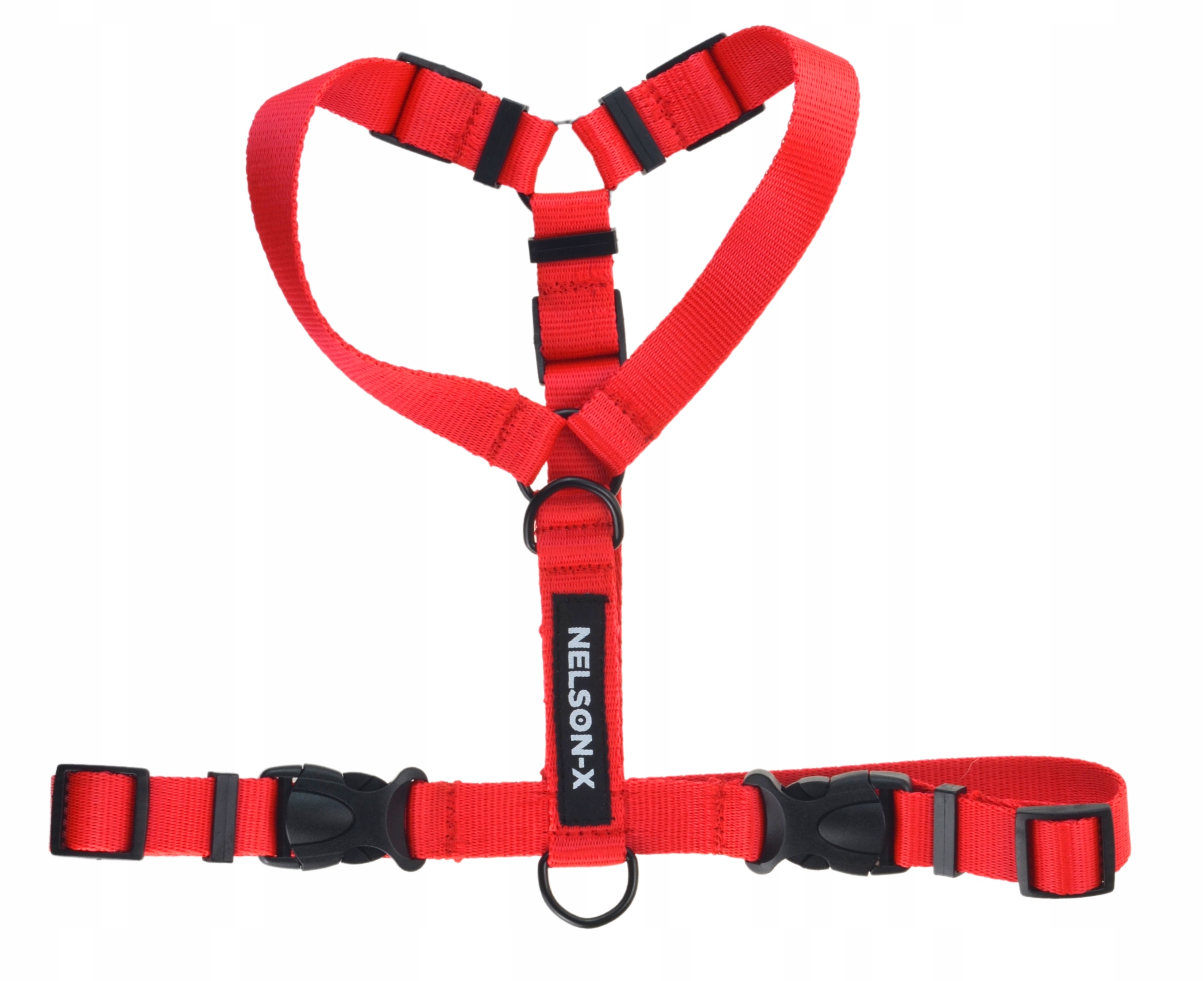 Levně Postroj Pro Hlídací Psy Nelson-x Černý Velikost XXL Černý Kování Polský Výrobce