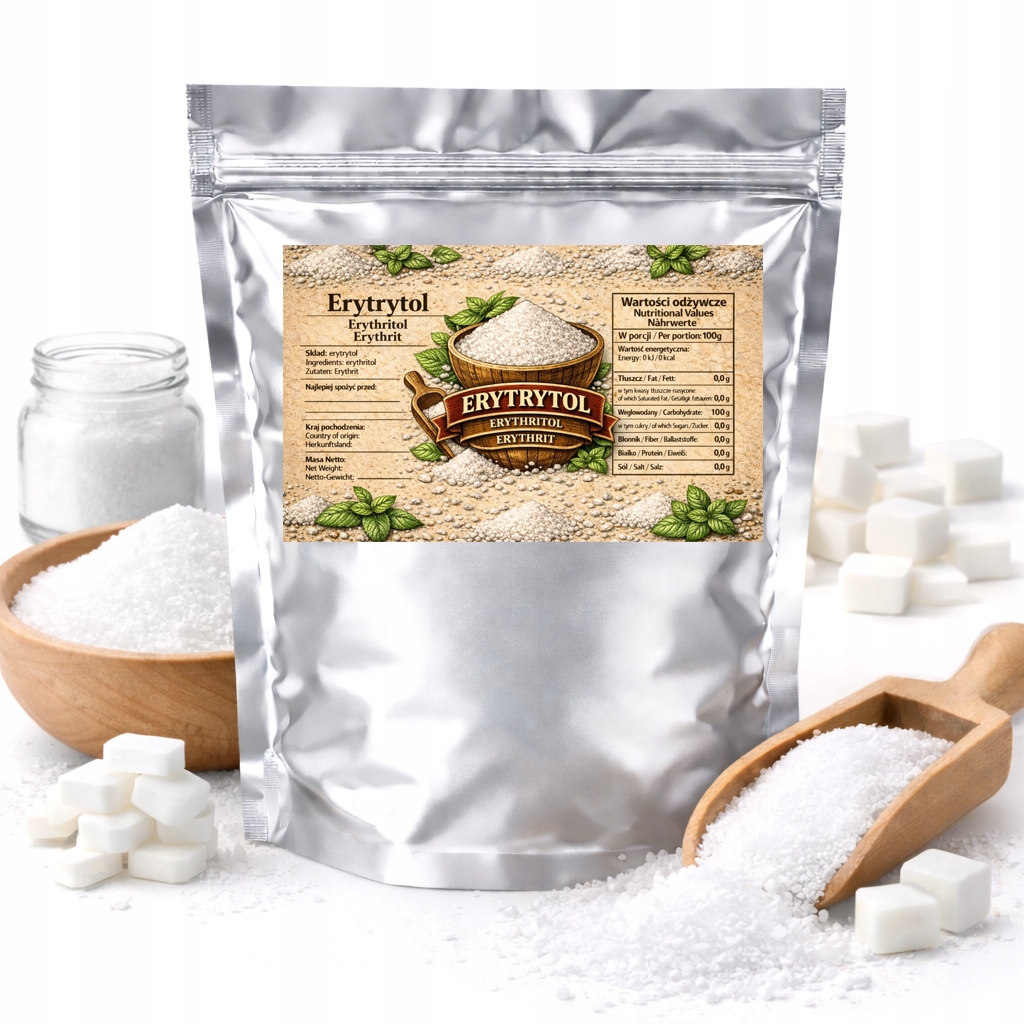 Erythritol – sladidlo do kávy, čaje, koláčů a fit dezertů, kuchyně 2 kg