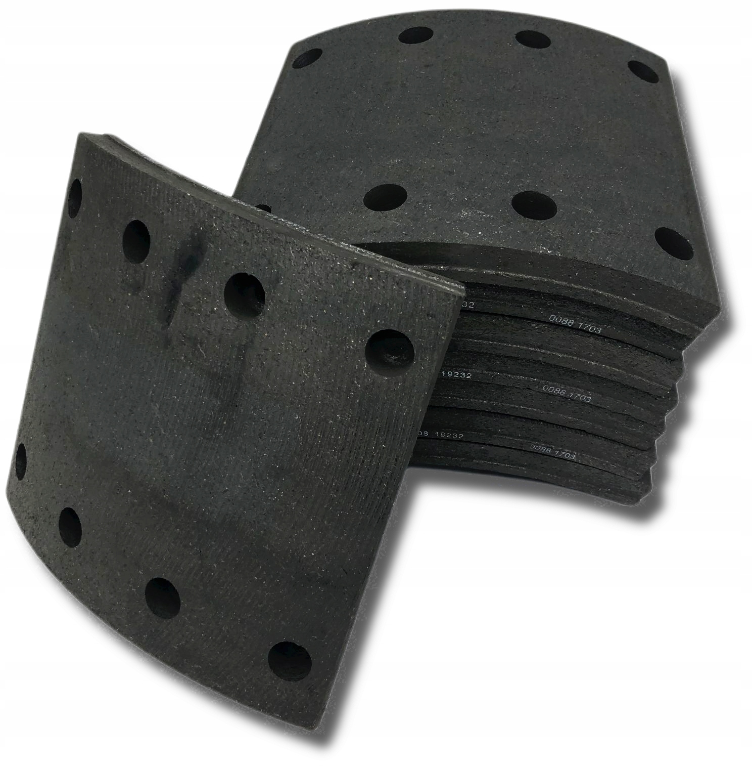 1059 - Тормозные накладки 184X180X16 прицепов P4 AUTOSAN