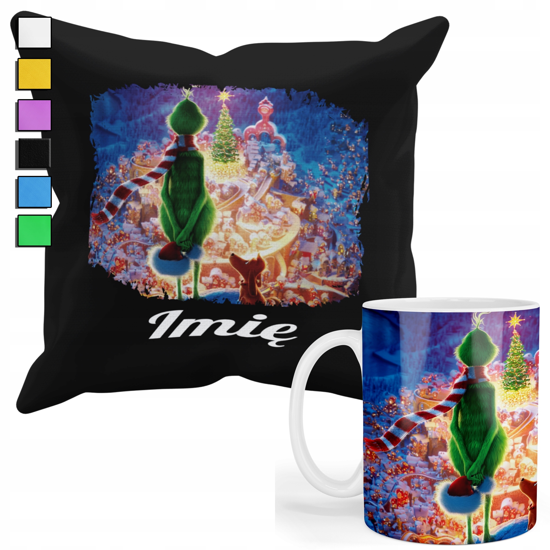 Sada Hrnku Polštář S Povlakem Dárek Jméno