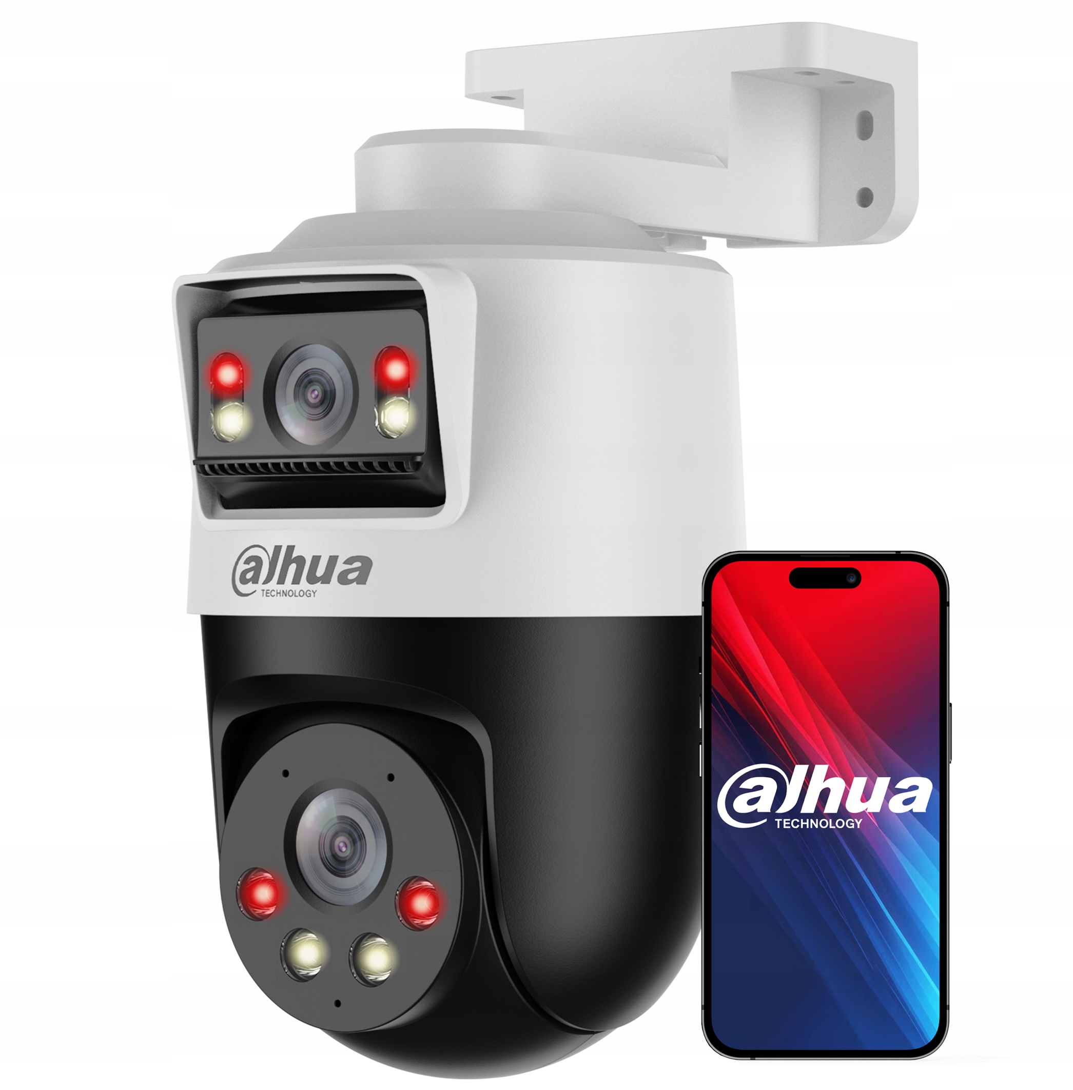 Otočná kamera 4MP (2MP+2MP) Dual Lens Dahua SDT2A200-2F-NB-A-PV Audio