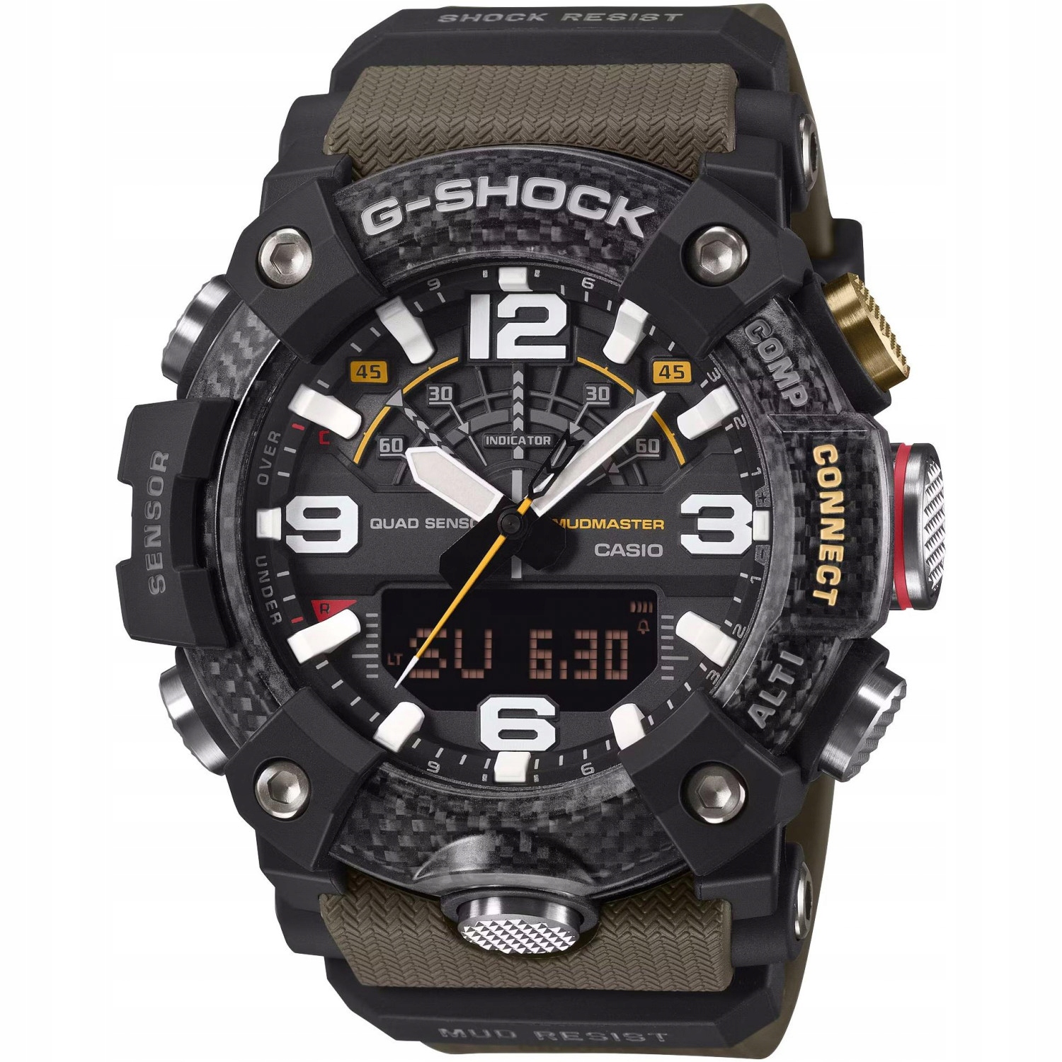Casio G-Shock GG-B100X-1A3ER Bluetooth 200 m Zelený