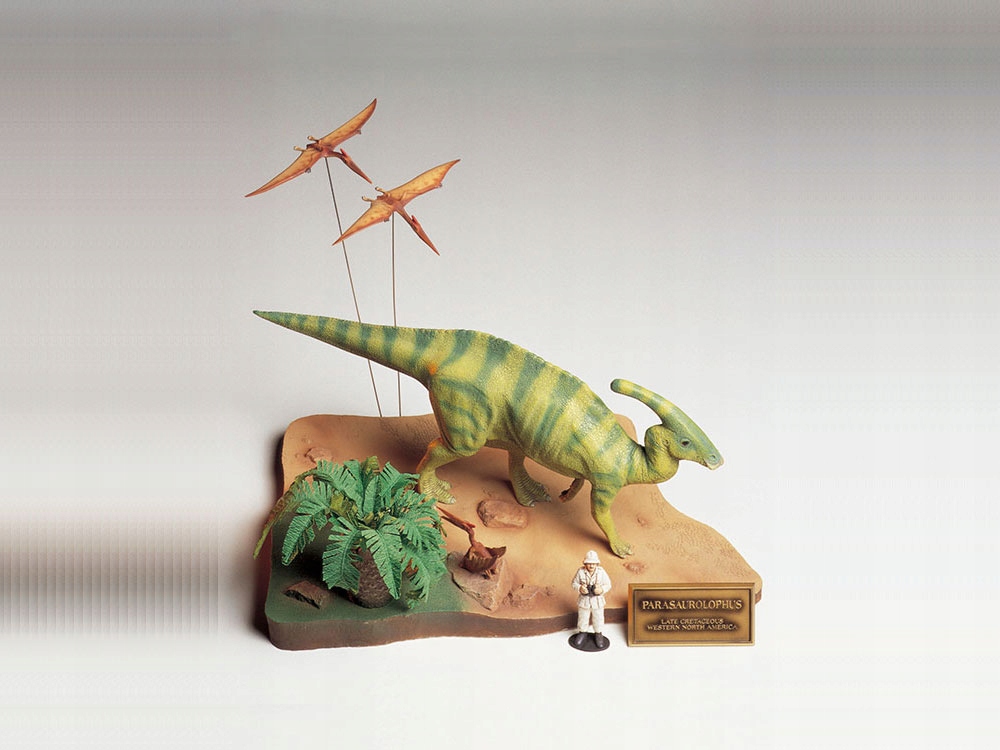 Dinosaurus Parasaurolophus (diorama) model 60103 Tamiya