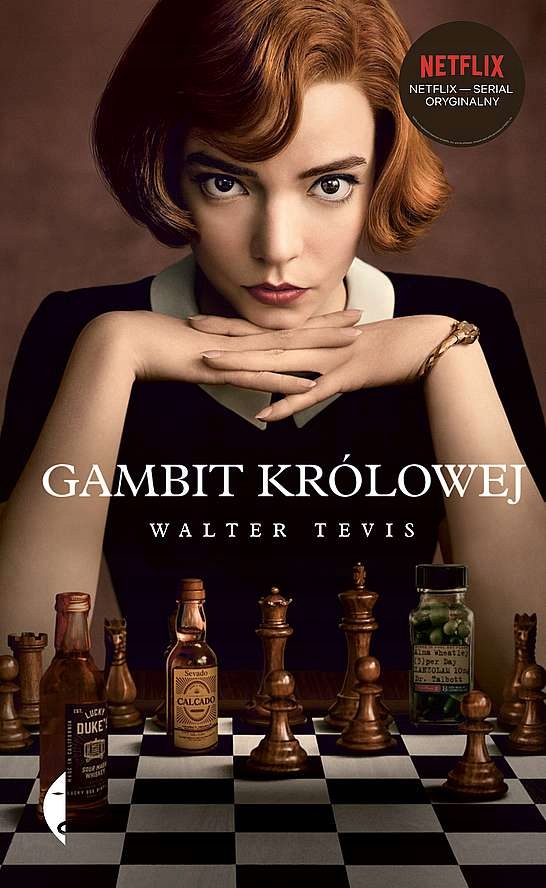 

Gambit Królowej (okładka Filmowa) Walter Tevis