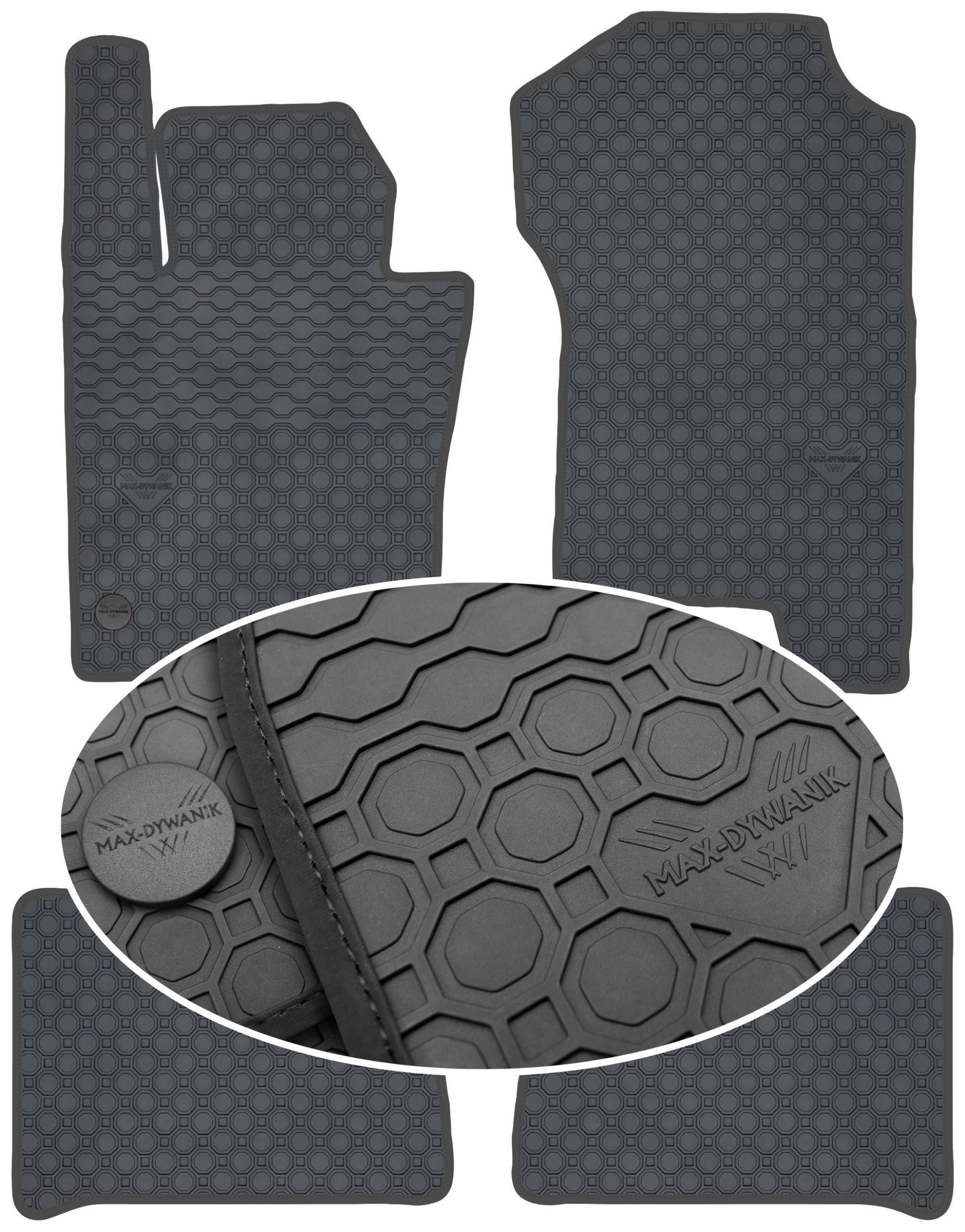 Mercedes X-Klasa 470 17-20 Koberce Čierne