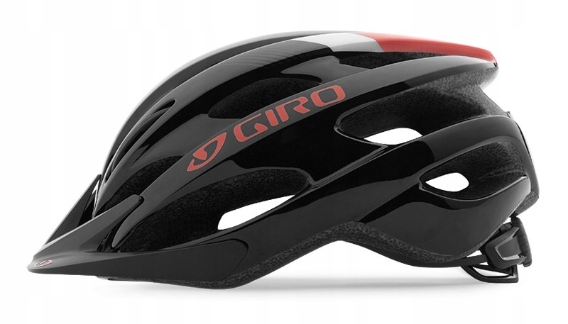 Přilba mtb Giro Revel černá bright červená velikost univerzální 54-61 cm