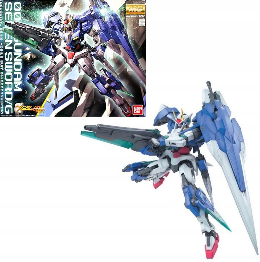Gundam Mg 1/100 Oo Gundam Seven Sword/G Model stavebnice