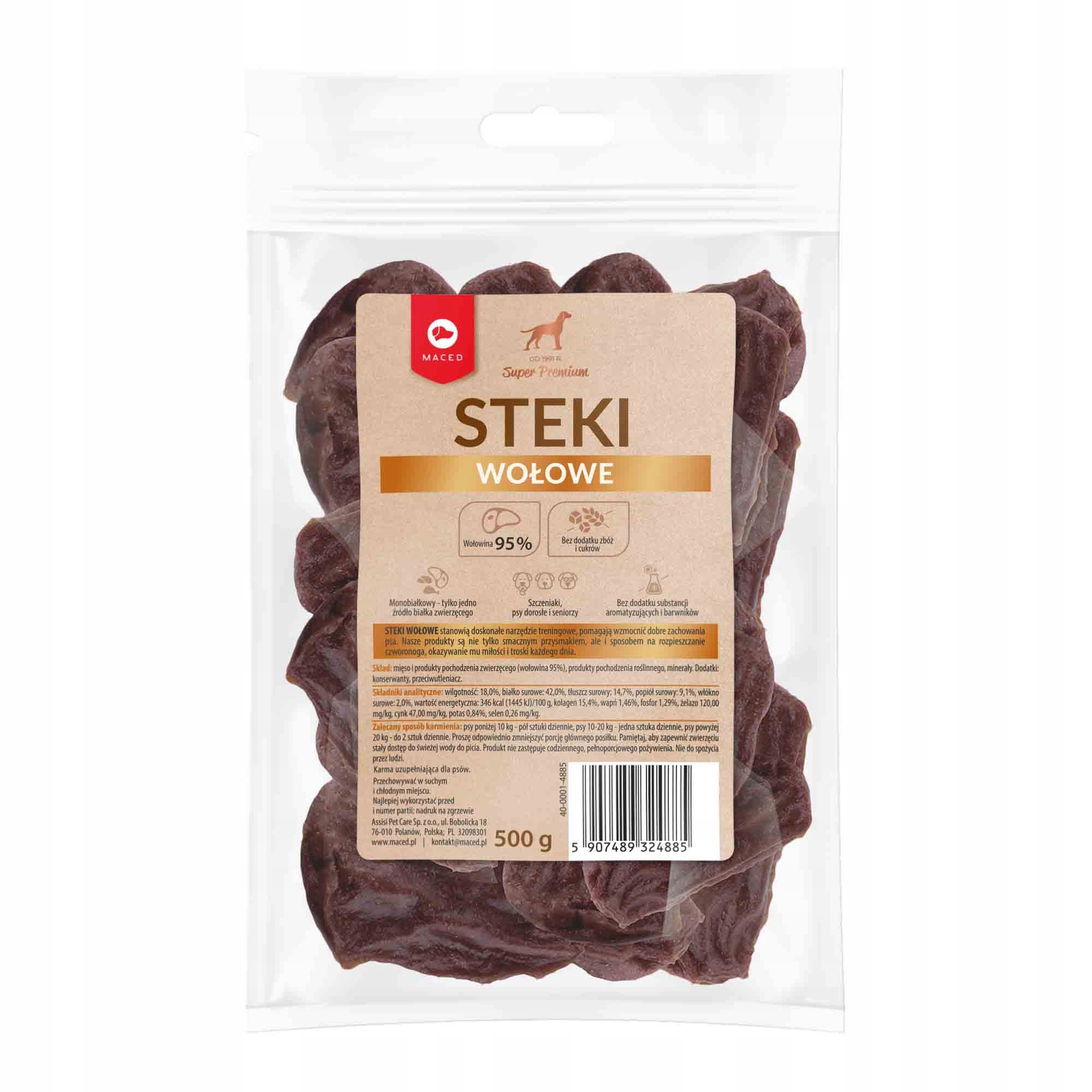 Maced Hovězí steaky Economy Pack 500 g