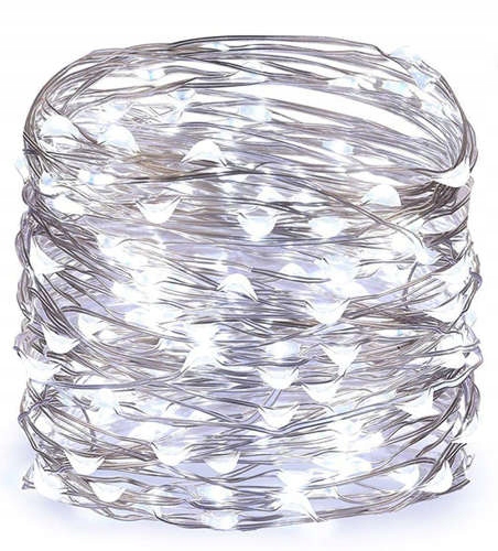 

Lampki Choinkowe Drucik 20 Led Na Baterie Zimne