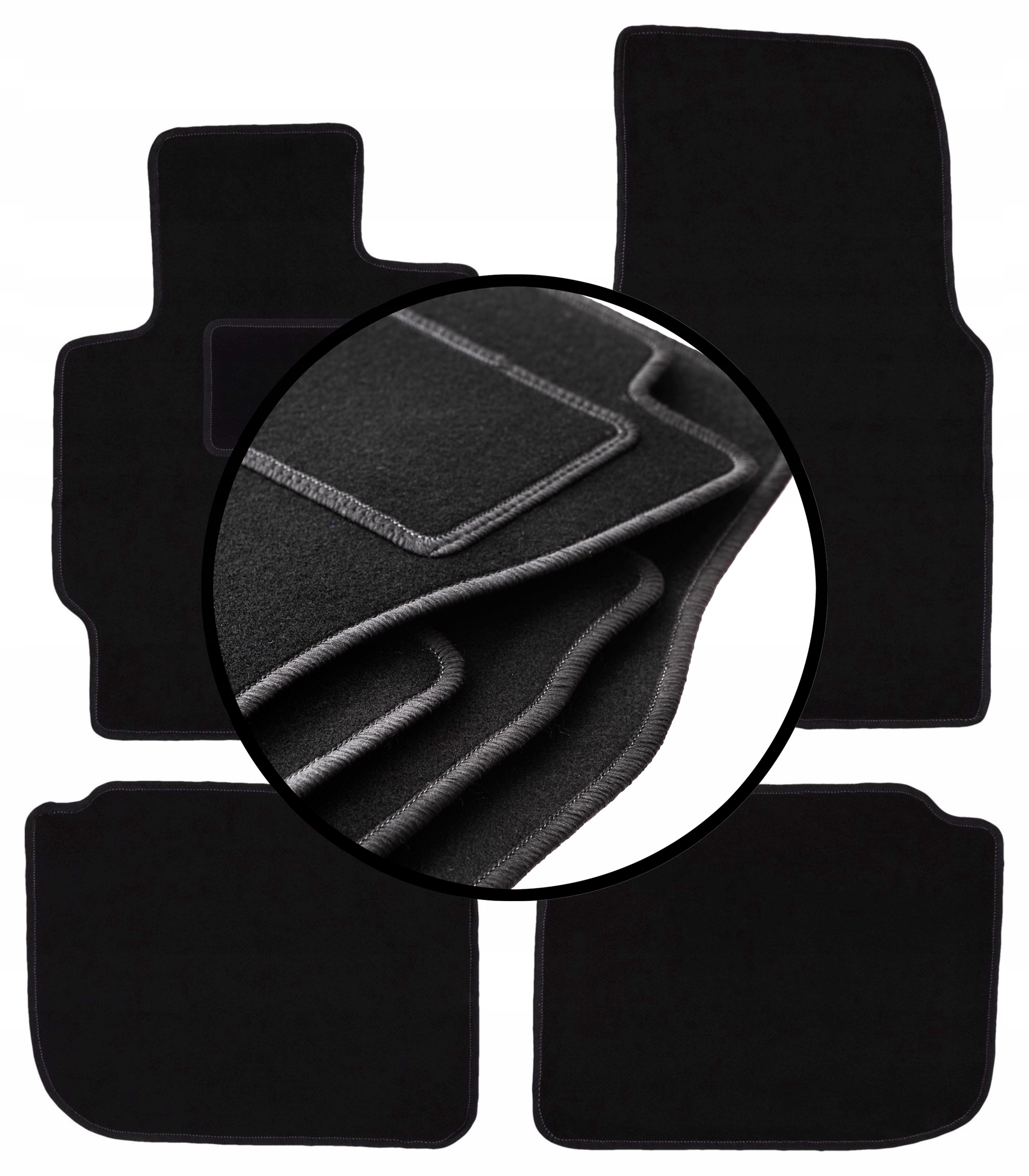 Velurové koberce komplet pro: Honda Cr-v I Suv (1995-2001)