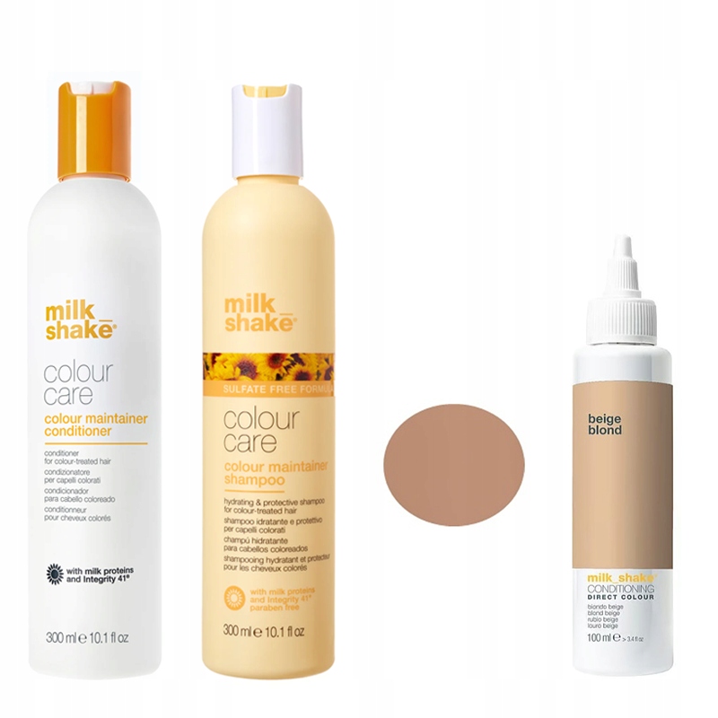 Milk Shake Color kondicionér 300 ml šampon 300 ml béžový toner 100 ml