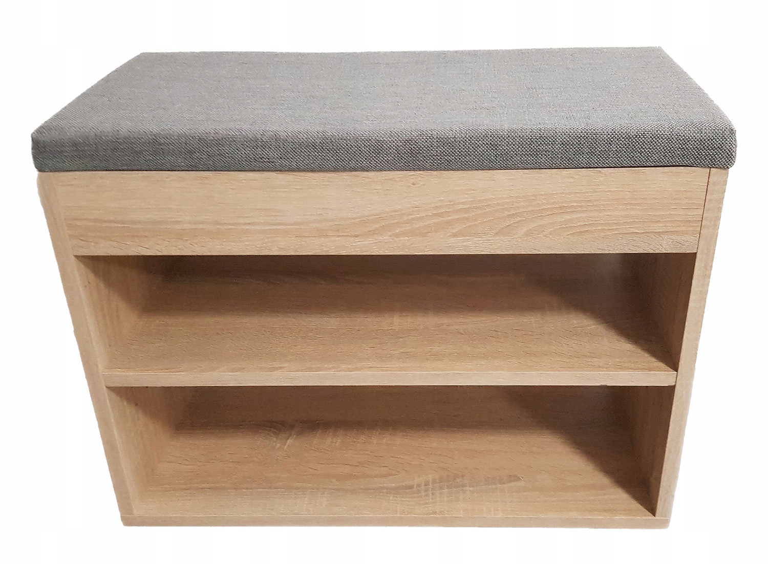 Skrinka Na Topánky Úložný priestor na drobnosti 80 cm dub sonoma biela Sedadlo