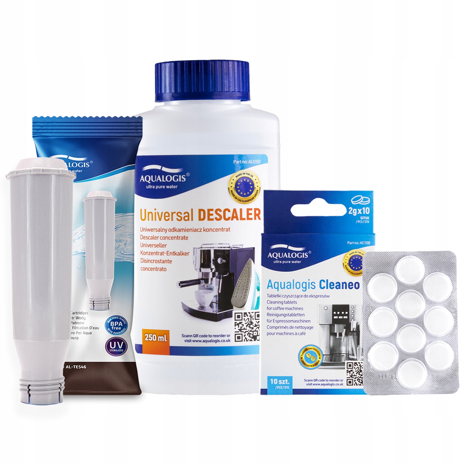 Filtr Do Ekspresu Krups AL-TES46 Odkamieniacz 250ml Tabletki