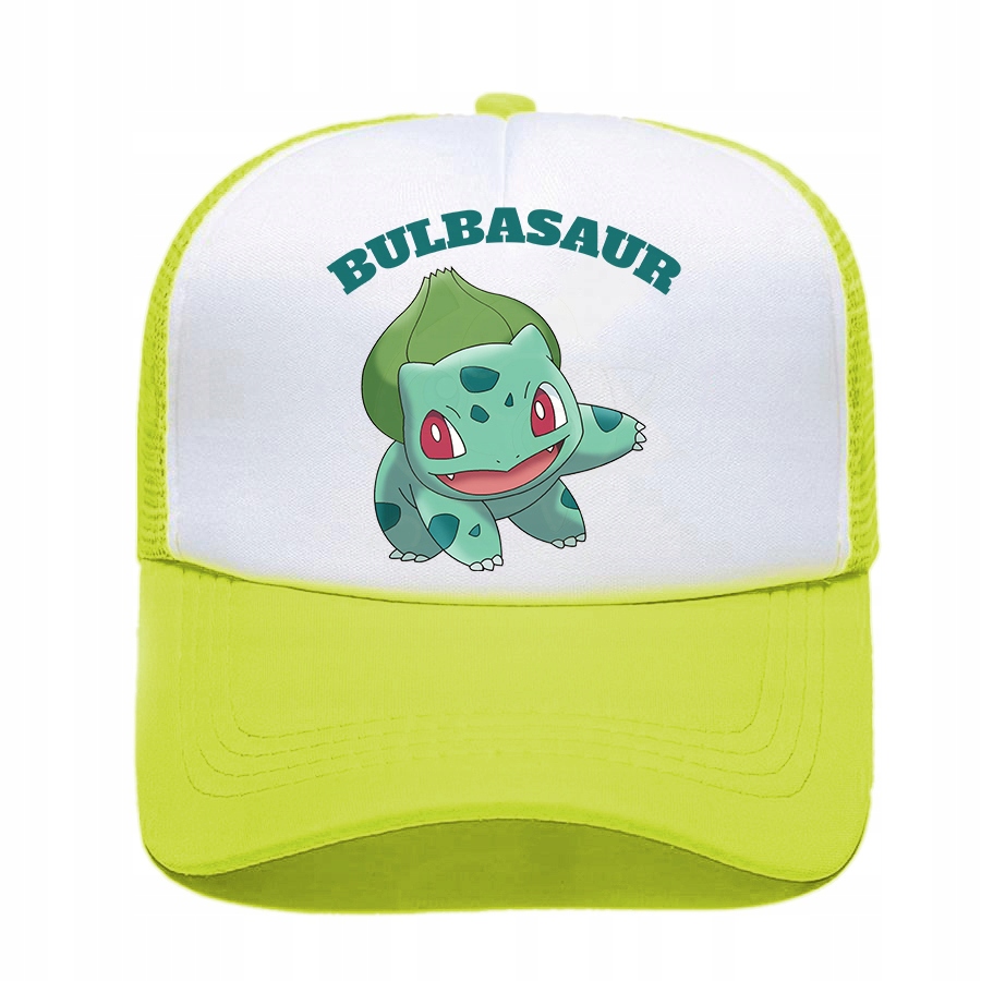 

Czapka z Daszkiem Dla Dzieci Bulbasaur Pokemony Wz