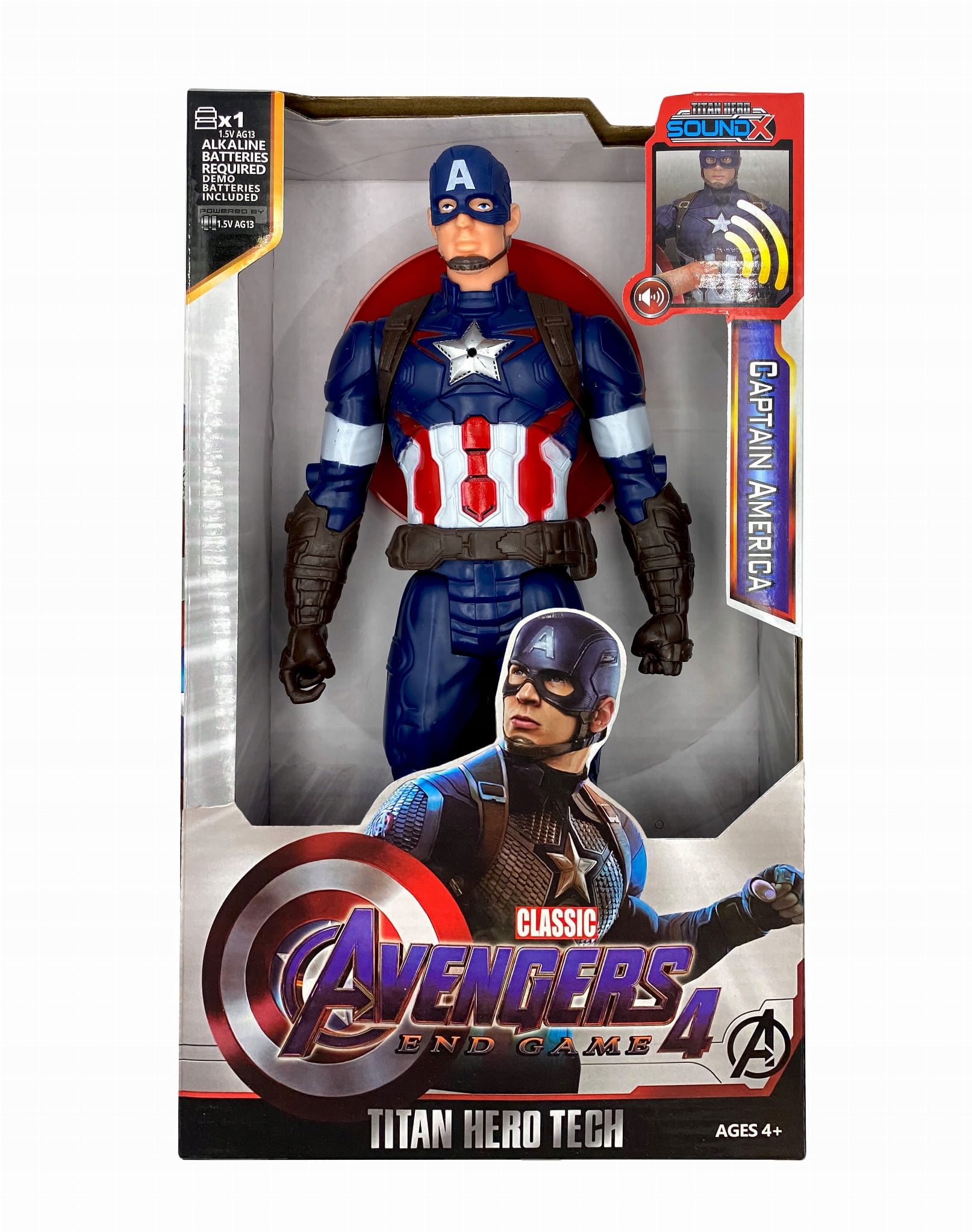 FIGURKA AVENGERS KAPITAN AMERYKA RUCHOMA DŹWIĘK 30 EAN (GTIN) 5905398005253