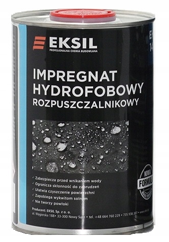

Impregnat Hydrofobowy Eksil Eh 14 Kamień Cegła 1L