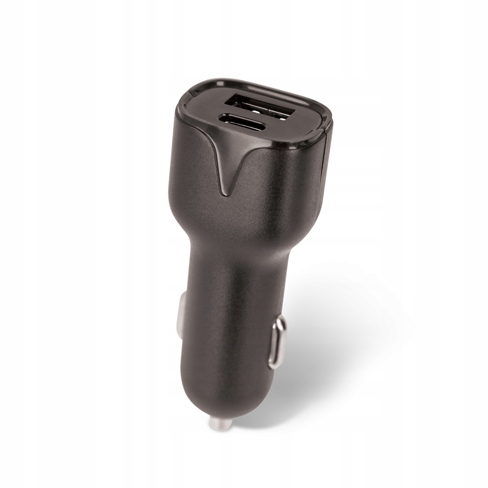 

Ładowarka samochodowa Setty Usb + typ C 2,4A czarn