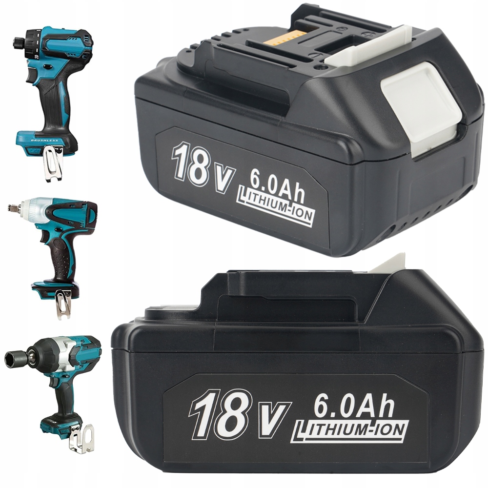 Akumulátor Náhradní 18V pro Makita 6Ah Bezpečný pro nářadí
