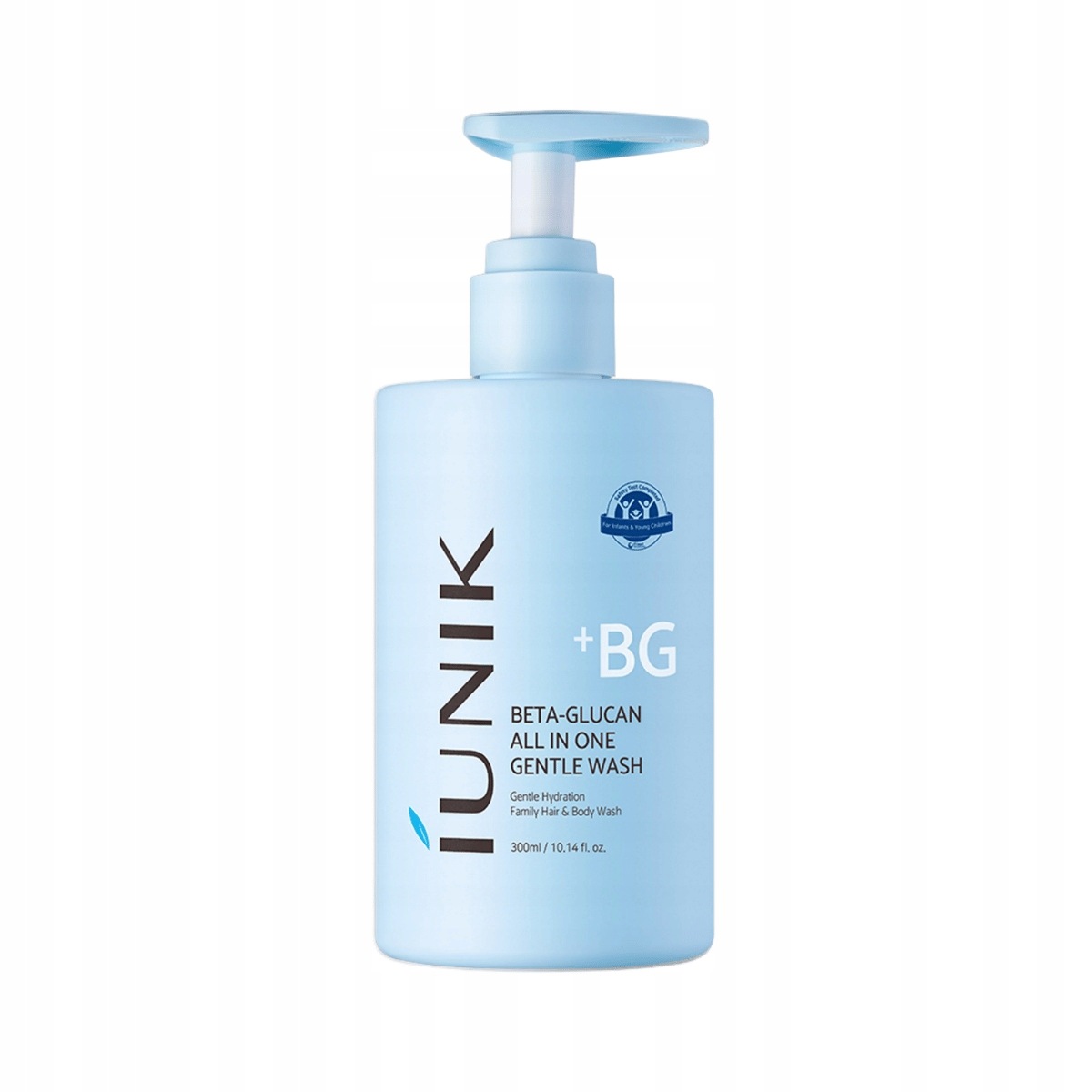 iUNIK Beta Glucan All In One Gentle Wash 300ml, żel do mycia twarzy i ciała