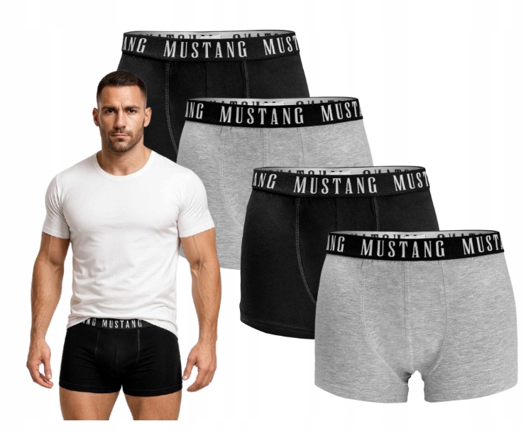 Mustang bokserki męskie bawełna 4PAK r. XXL