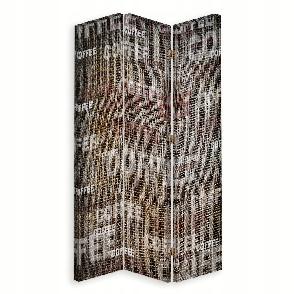 Obojstranný otočný paraván Coffee 110x170
