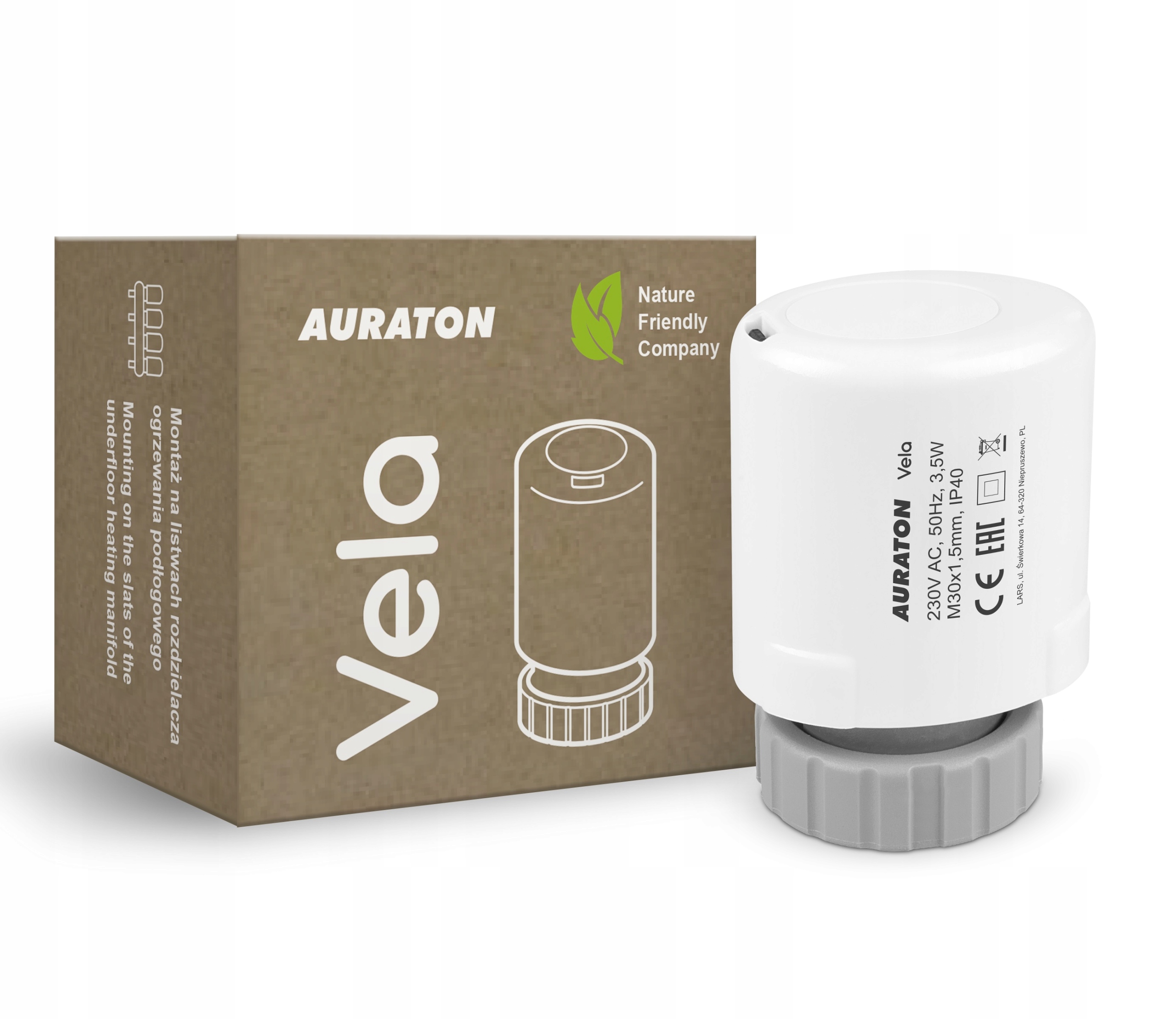 

Auraton Vela TE230 Siłownik ogrzewania Podłogowego
