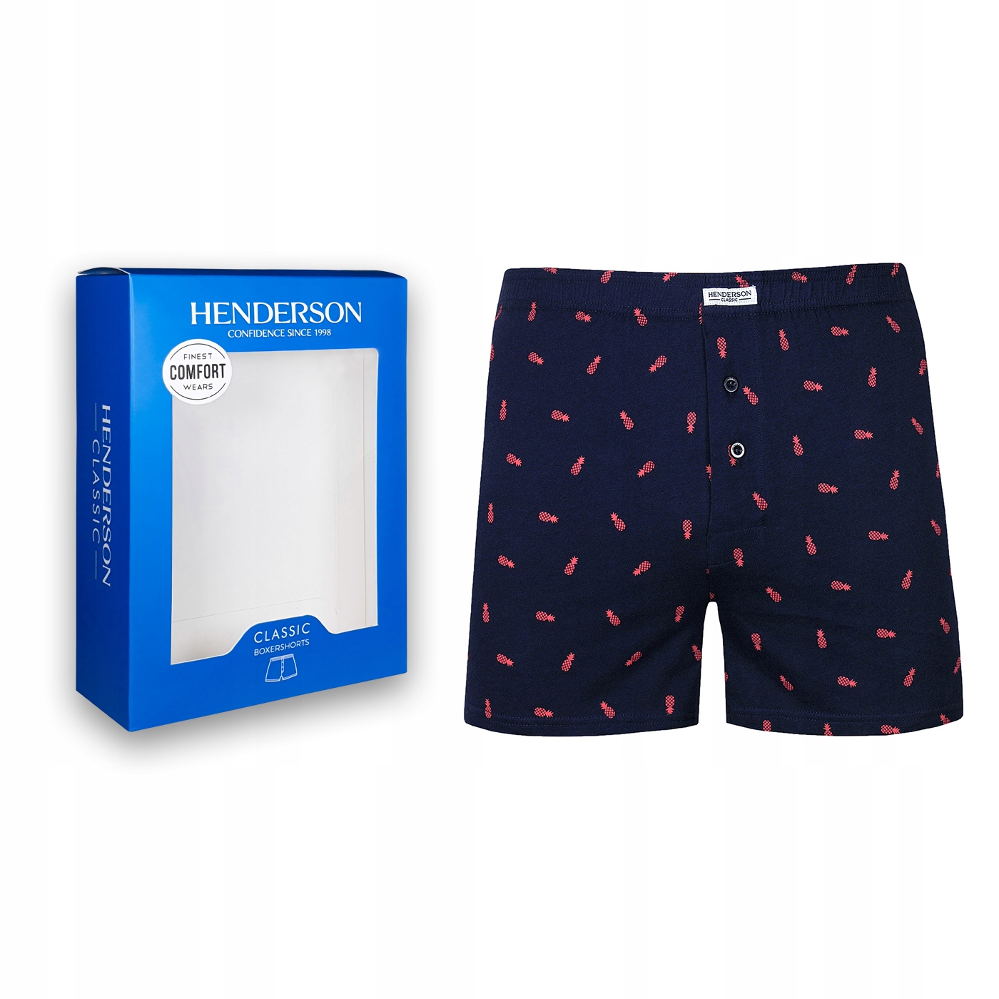 

Henderson Bokserki Męskie 100% Bawełna luźne r L