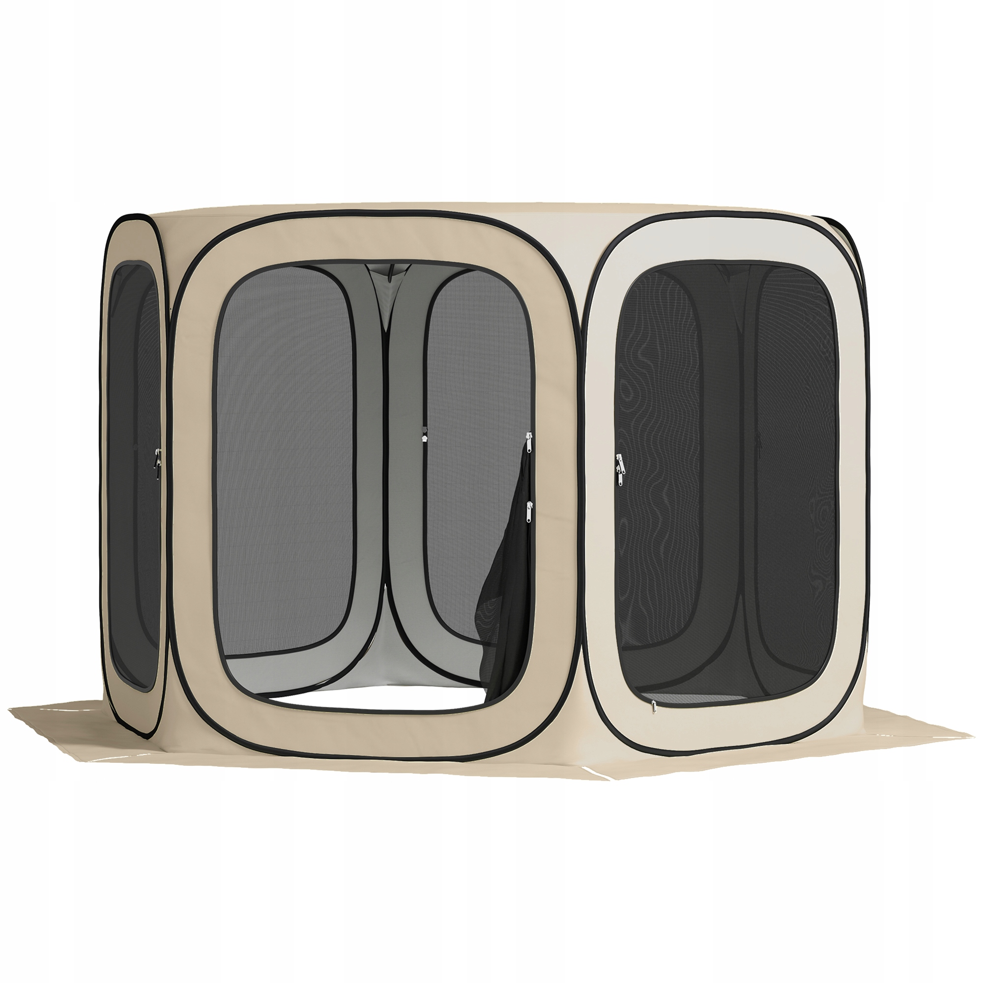 Namiot campingowy pop-up, rodzinny, z moskitierą, łatwy w użyciu