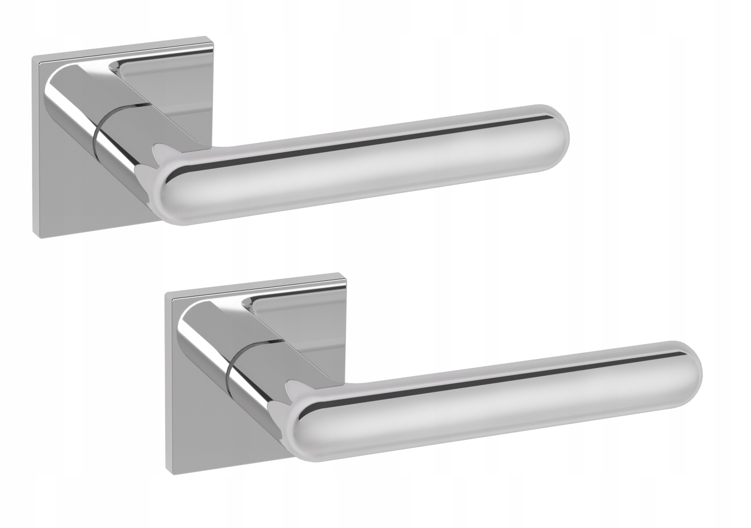 Nomet Klika Nox slim chrom lesk G2 čtvercová znalcová