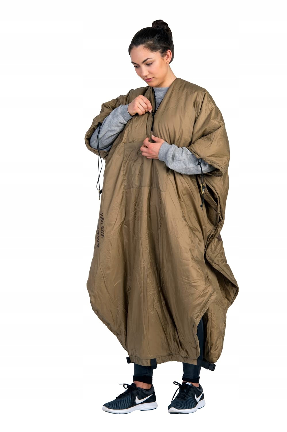 AMAZONAS Podpinka Poncho 2w1 Ocieplacz Do Hamaka i Poncho Do 0°C 260x120cm — miniatura 4