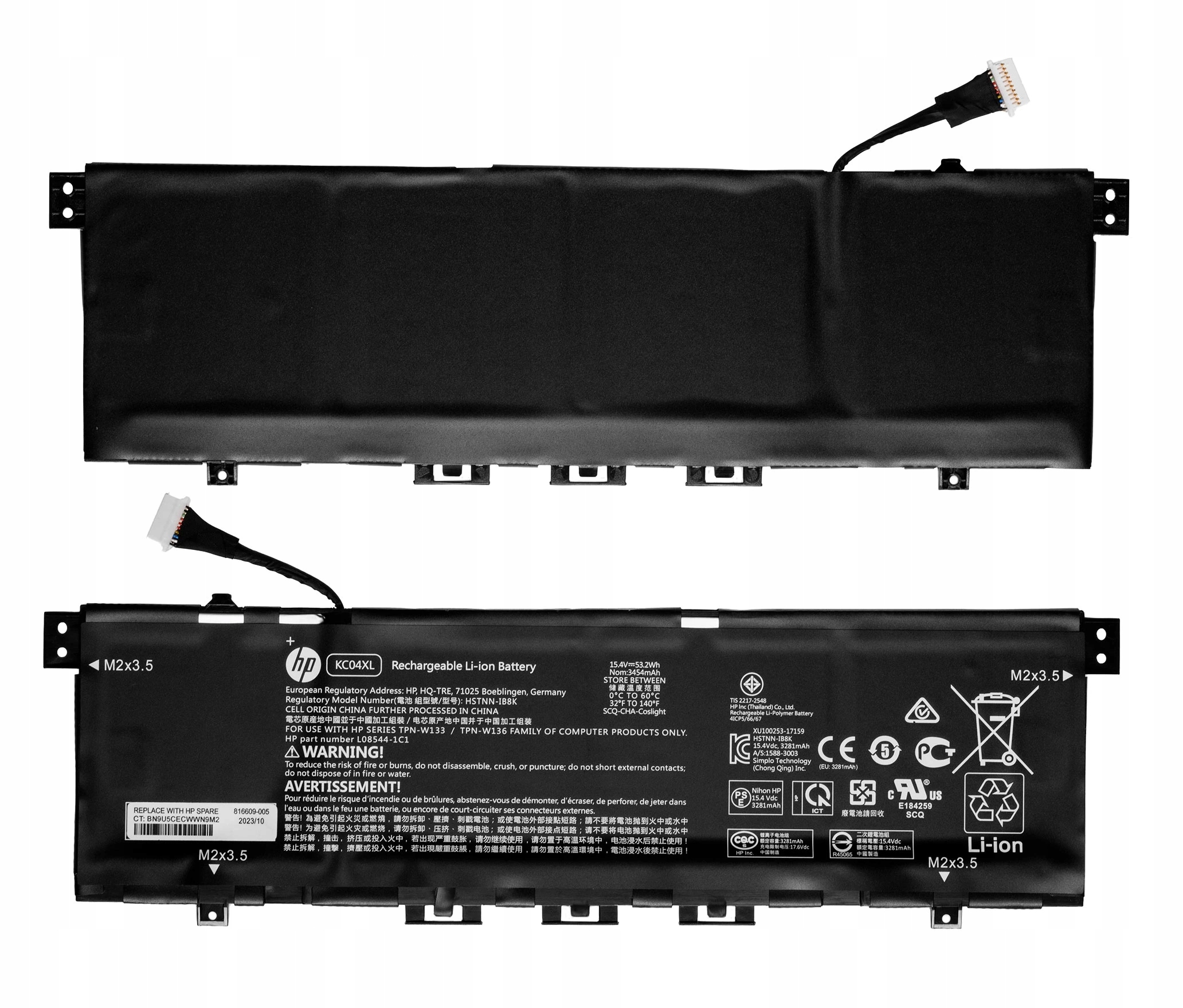 Originál Batéria Hp Envy x360 KC04XL X360 13-AG 13M-AQ Ah