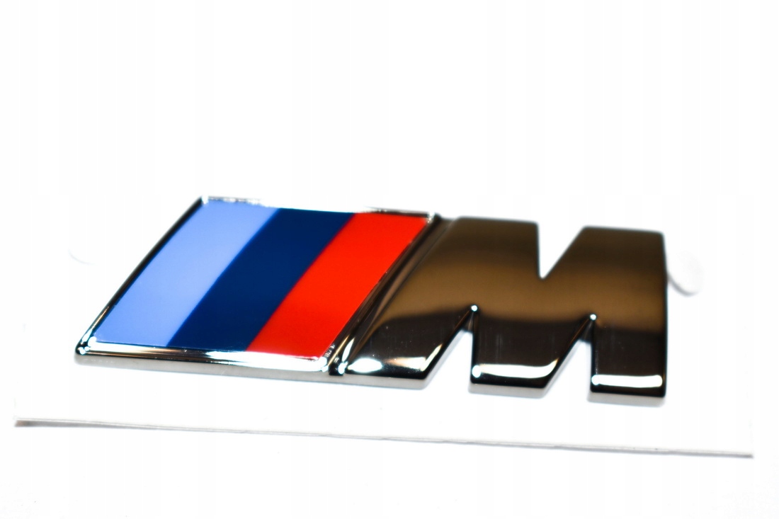 Емблема BMW ///M4 128x27 mm черный серебряный