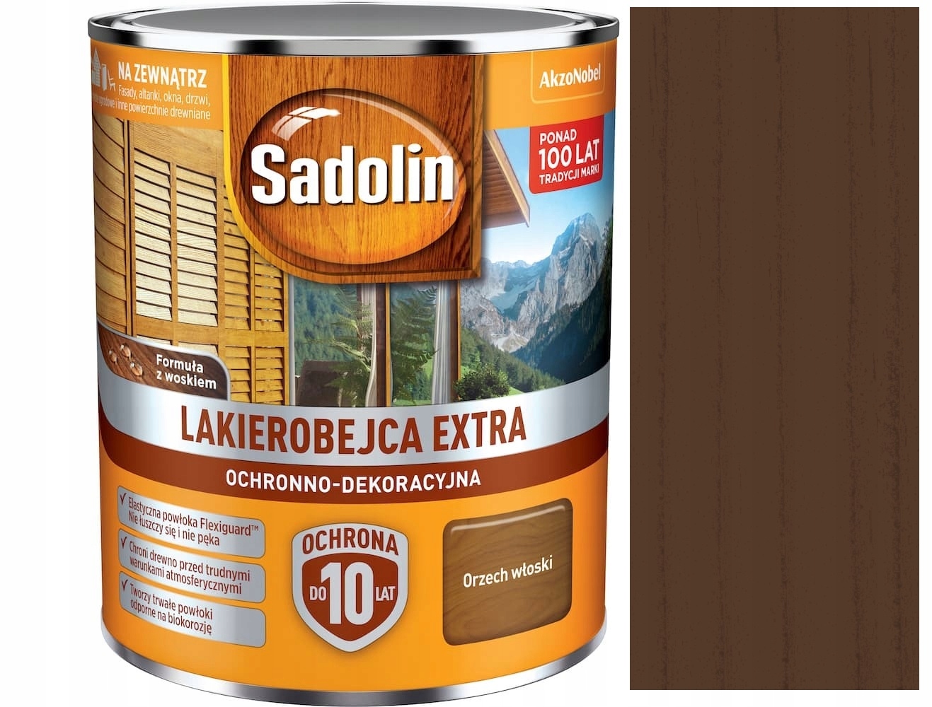 

Sadolin Extra Lakierobejca 0,75L Orzech Włoski