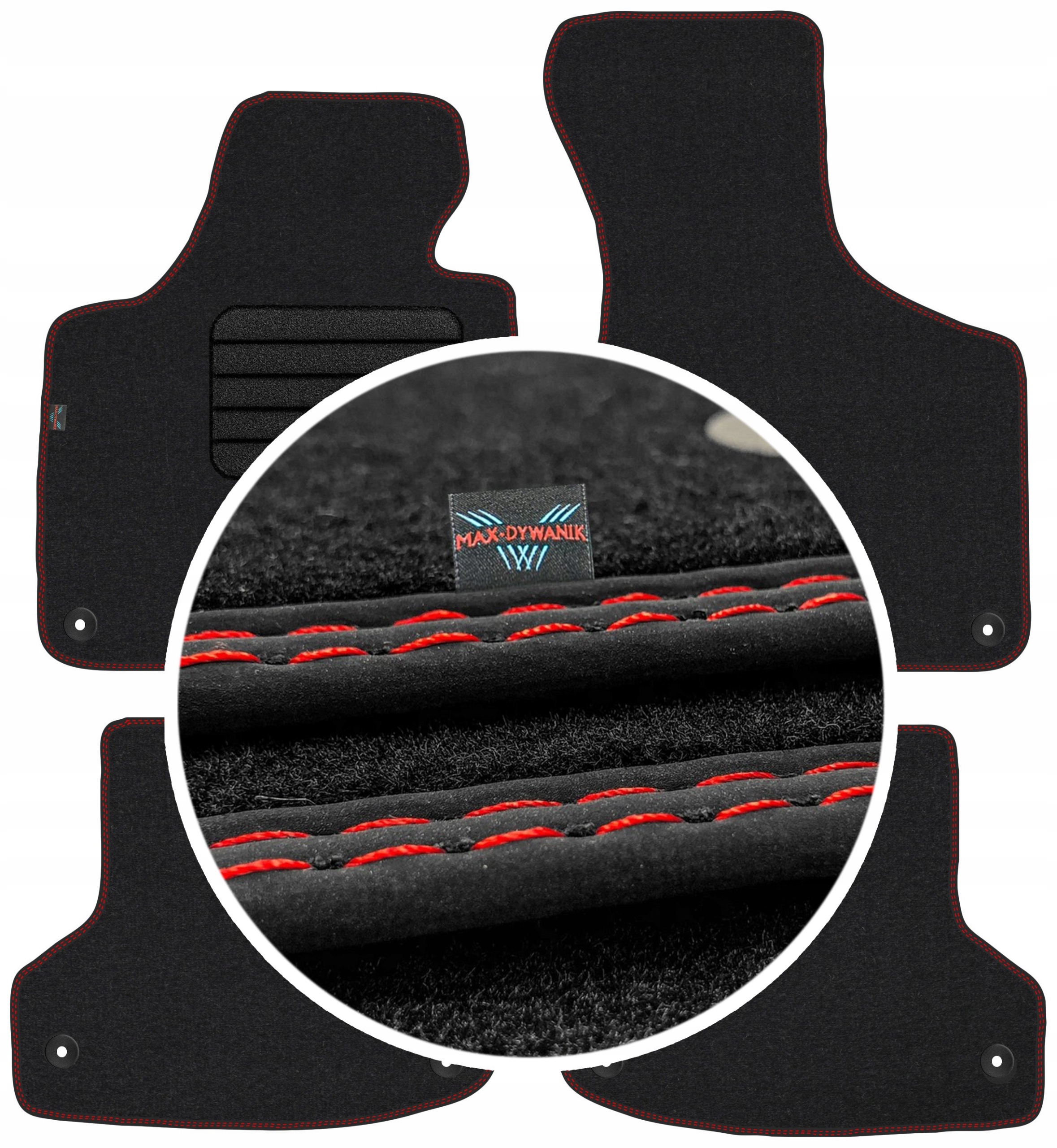 Audi A3 8P 2003-2012 велюр для автомобиля