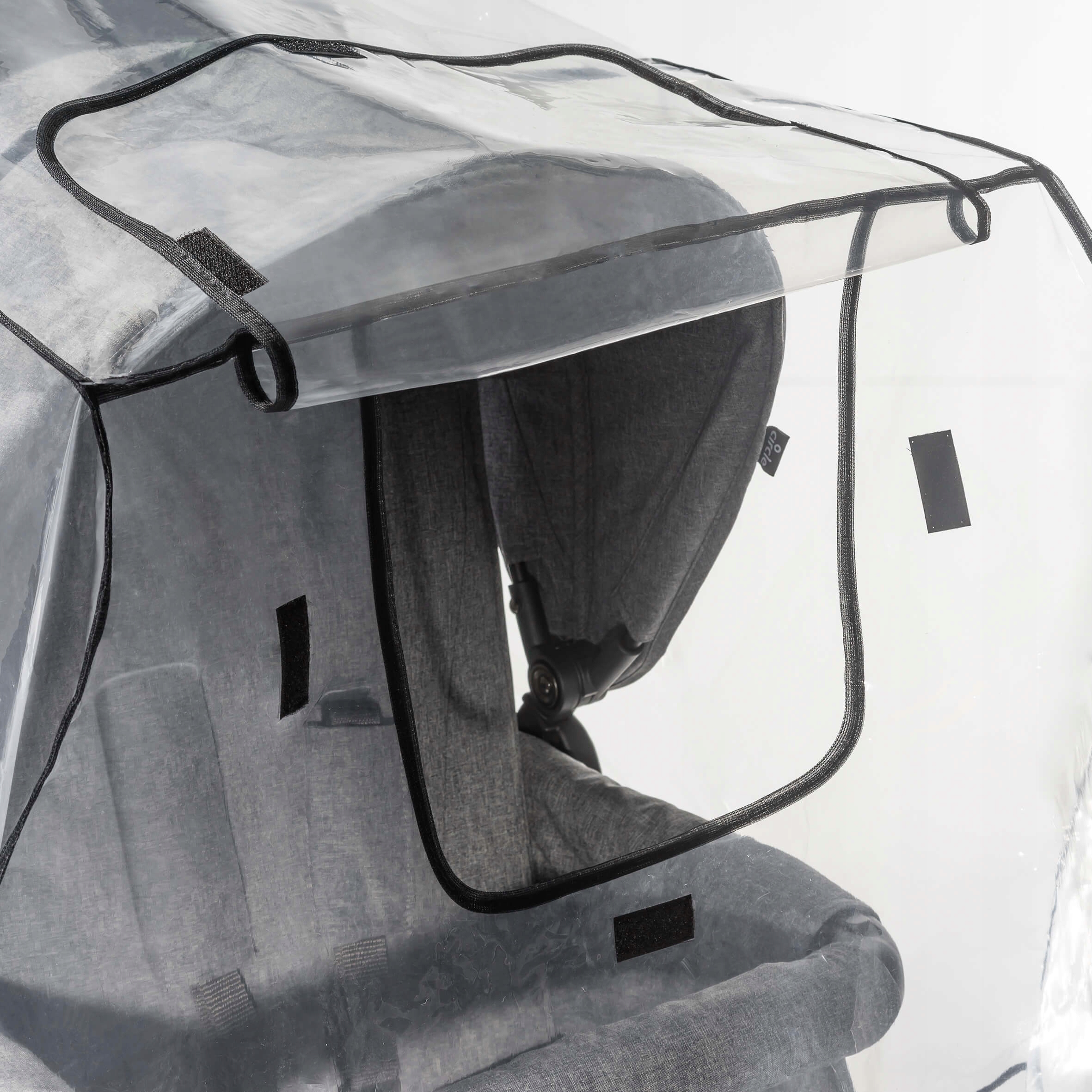 Folia przeciwdeszczowa na wózek dziecięcy podwójny Kod producenta 73887