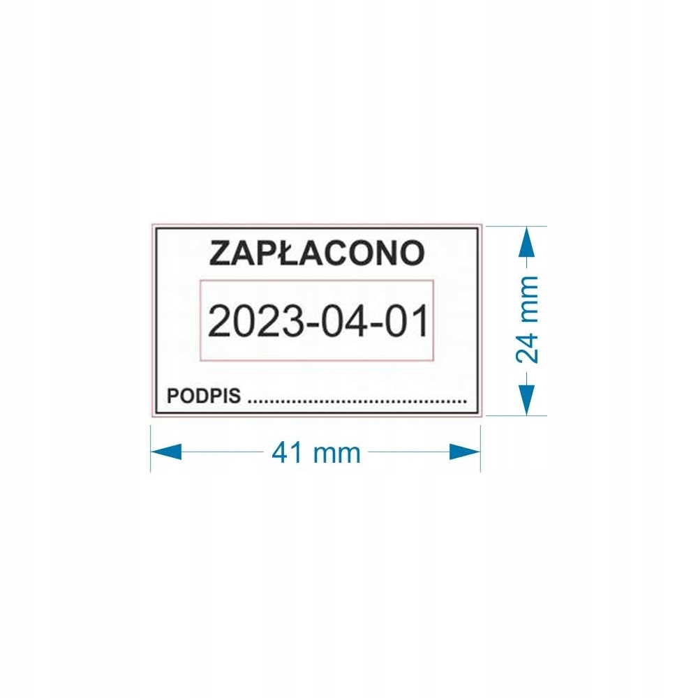 DATOWNIK TRODAT 5430 ISO NEW PROFESSIONAL 41X24 MM Marka Trodat