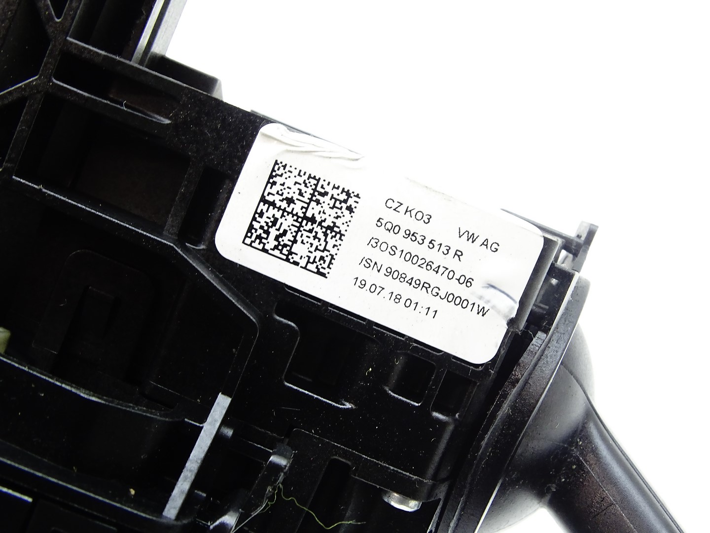 steering wheel levers and controls ring control SEAT LEON III 5Q0953507GP 5Q0953513R