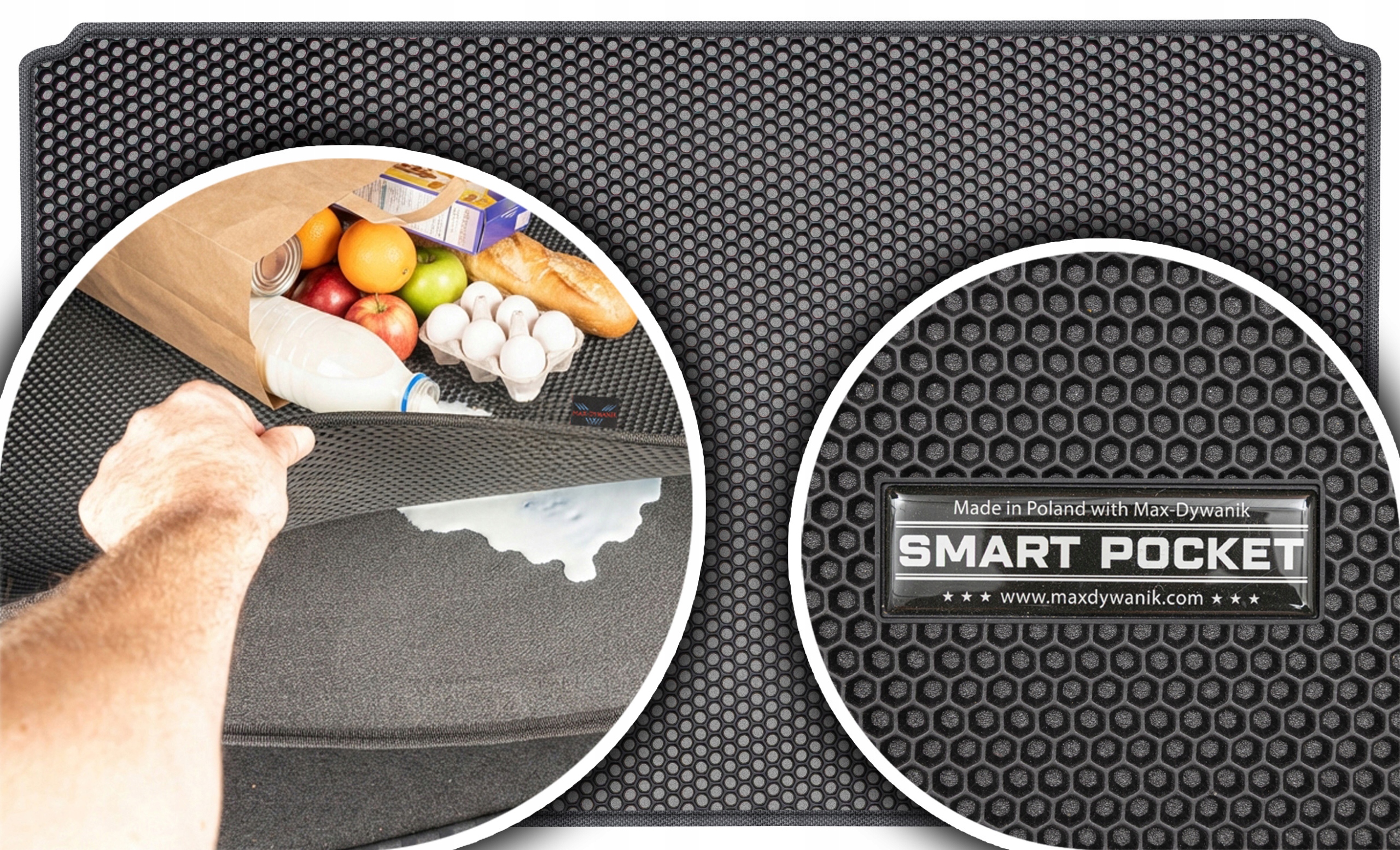 Renault Captur I 2013-2019 Vložka do zavazadlového prostoru Eva Smart Pocket