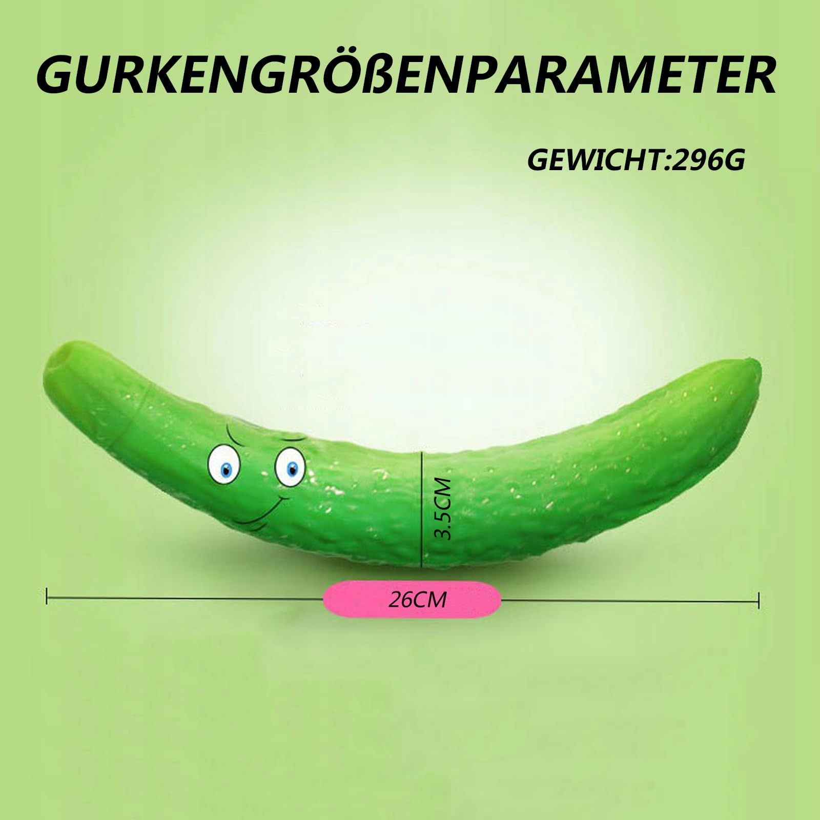 GURKE DILDO Wibrator Dla Kobiet G-Punkt 26CM 10 Trybów Wibracji — miniatura 3