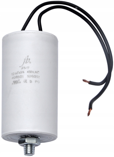 

Kondensator rozruchowy do silnika 12 uF kable 450V