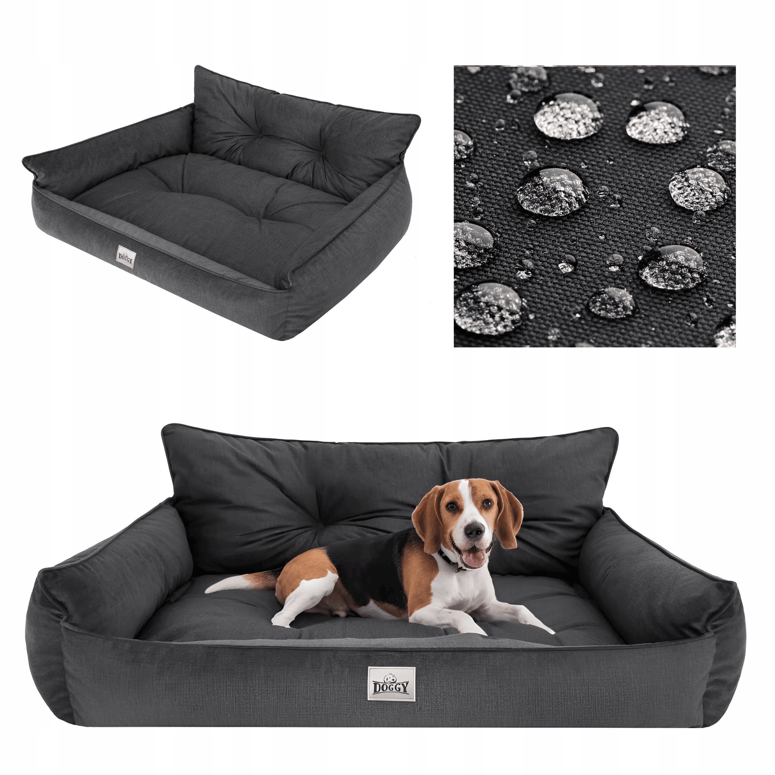 Levně Pelíšek pro psa – voděodolná poduška – kotec pro psa – velikost XL 82 x 63 cm