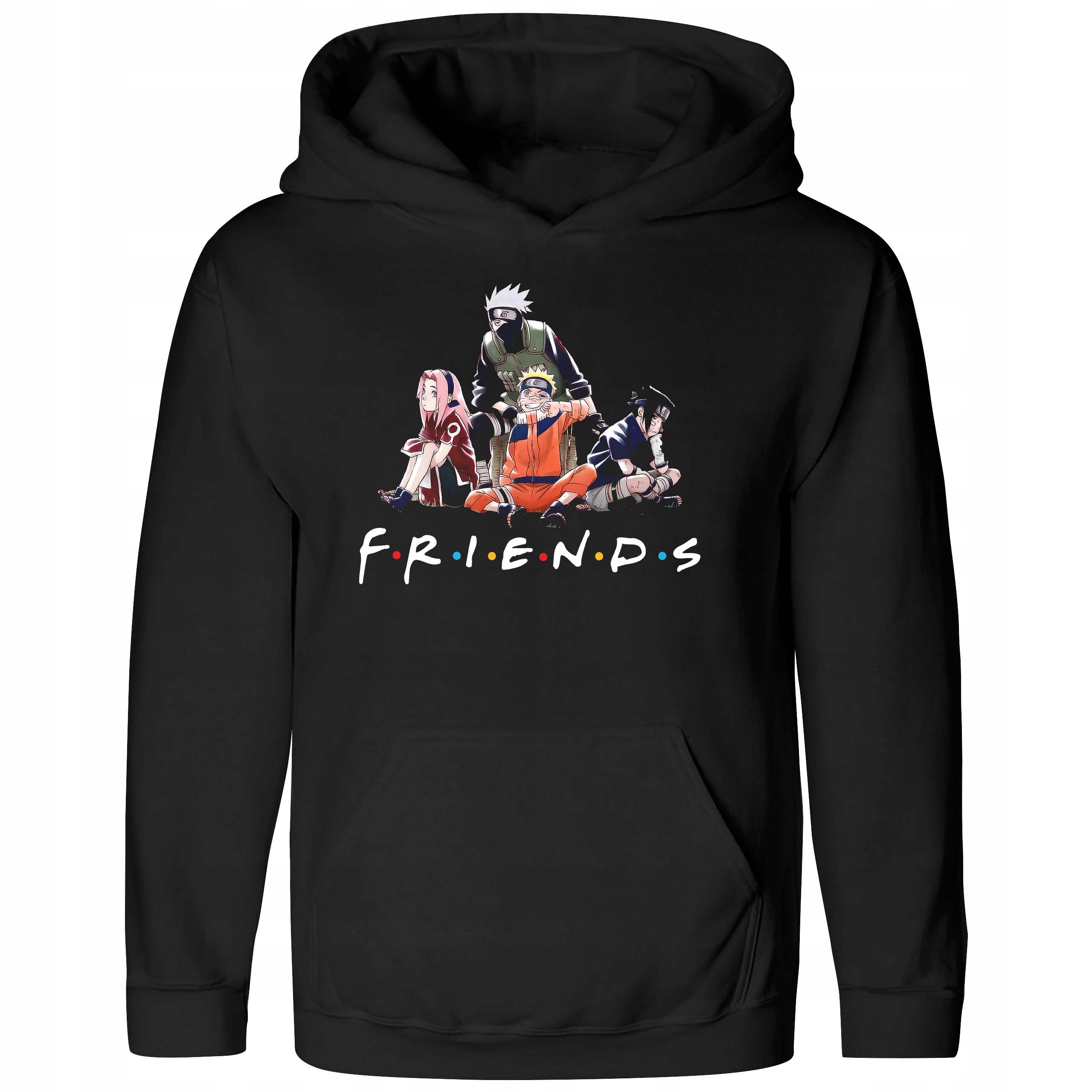

Bluza Dziecięca Z Kapturem Naruto Friends 152cm