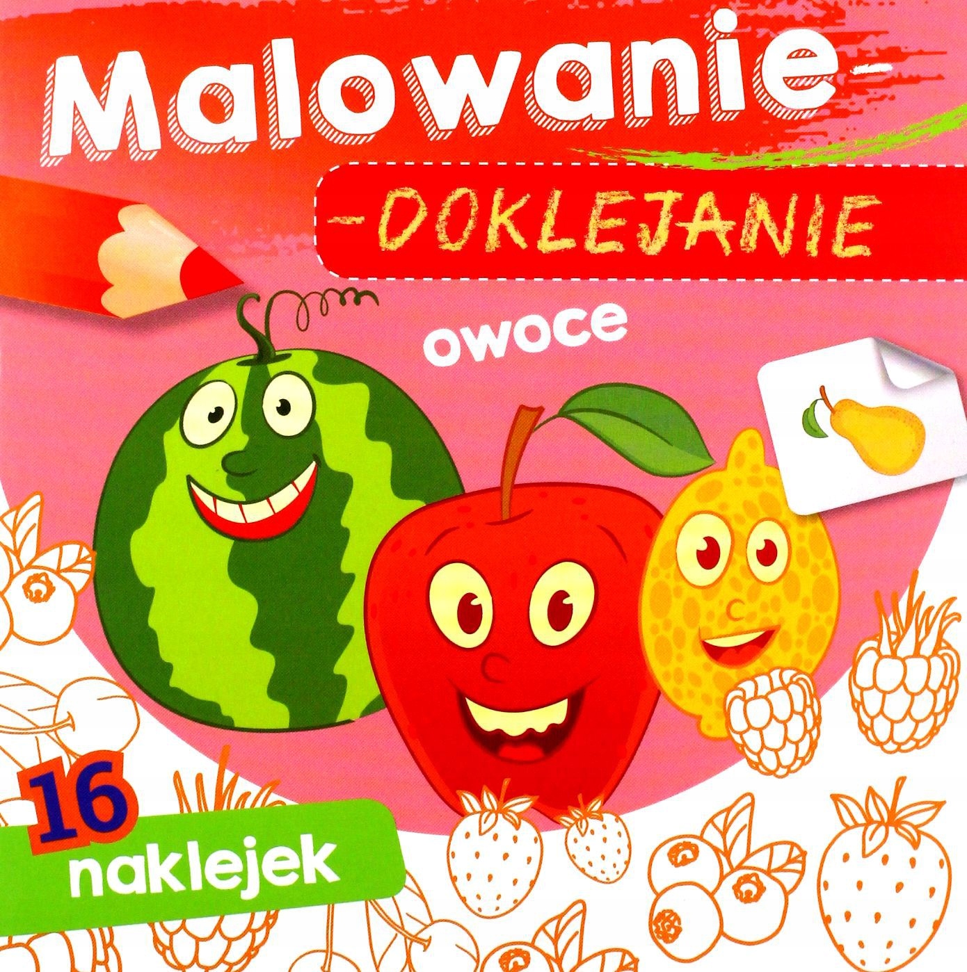 

Owoce. Malowanie-doklejanie (książka)