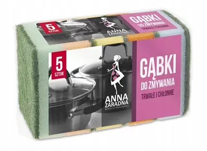 

Gąbki do zmywania Anna Zaradna 5 szt.