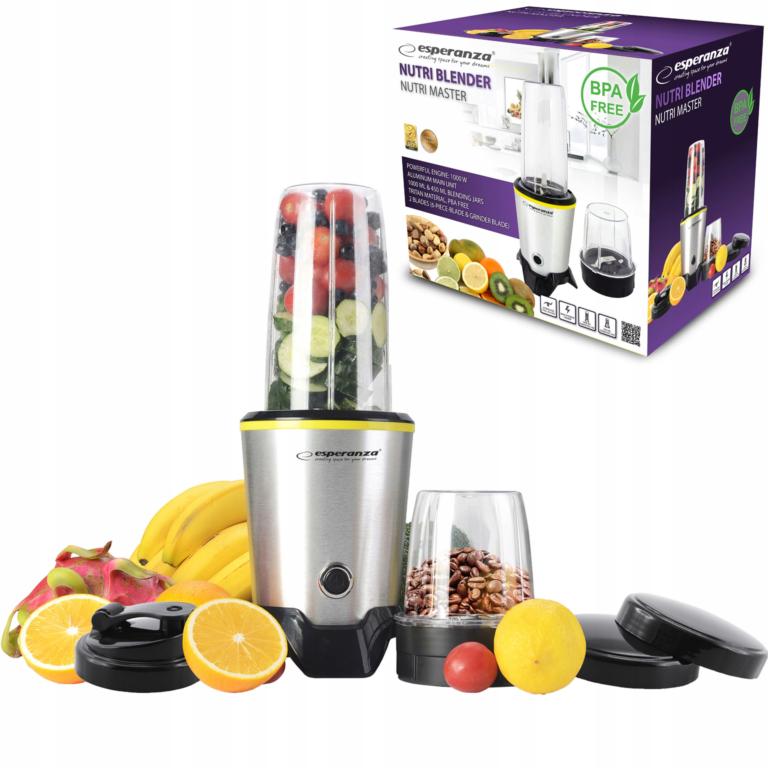 

Blender Kielichowy Do Koktajli Smoothie + Butelki