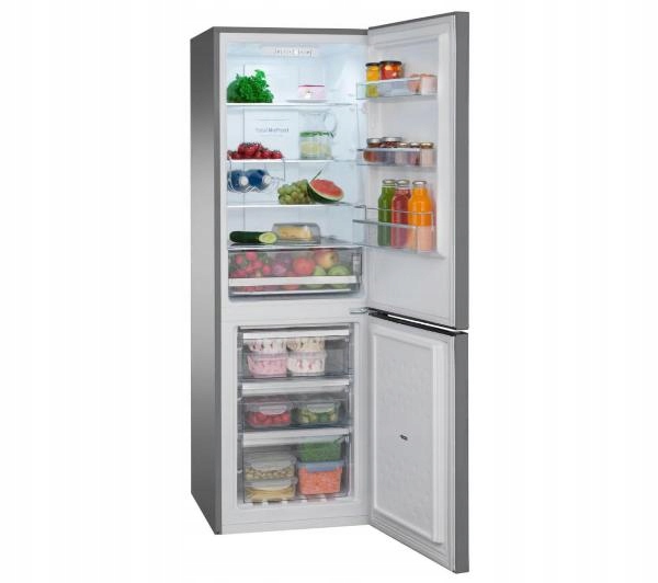 Lodówka Amica FK2695.4FTX(E) Pełny No Frost 170cm Srebrny