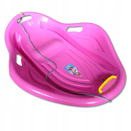 Ślizg na śnieg Muszla ślizgacz zjazdowy Sanki Plastikowe Różowe