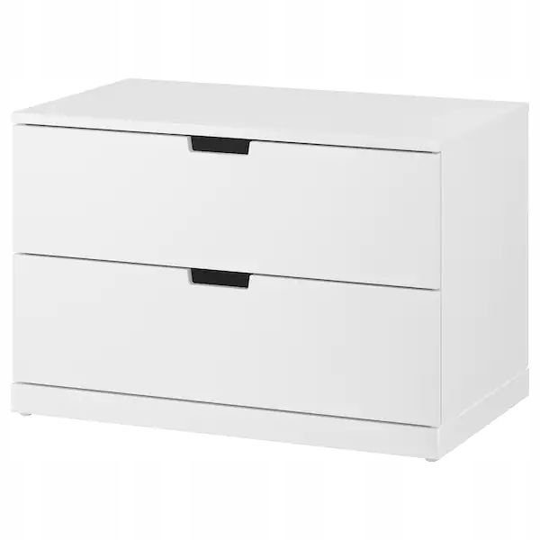 

Ikea Nordli Komoda 2 szuflady biała 80x54 cm