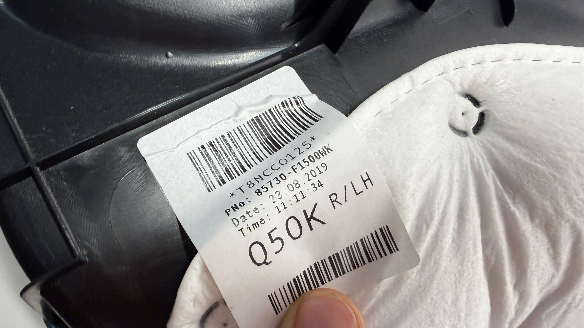 KIA SPORTAGE IV side upholstery boot left left 15-21
